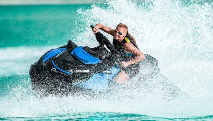 Sea-Doo RXT personal watercraft in action on the water