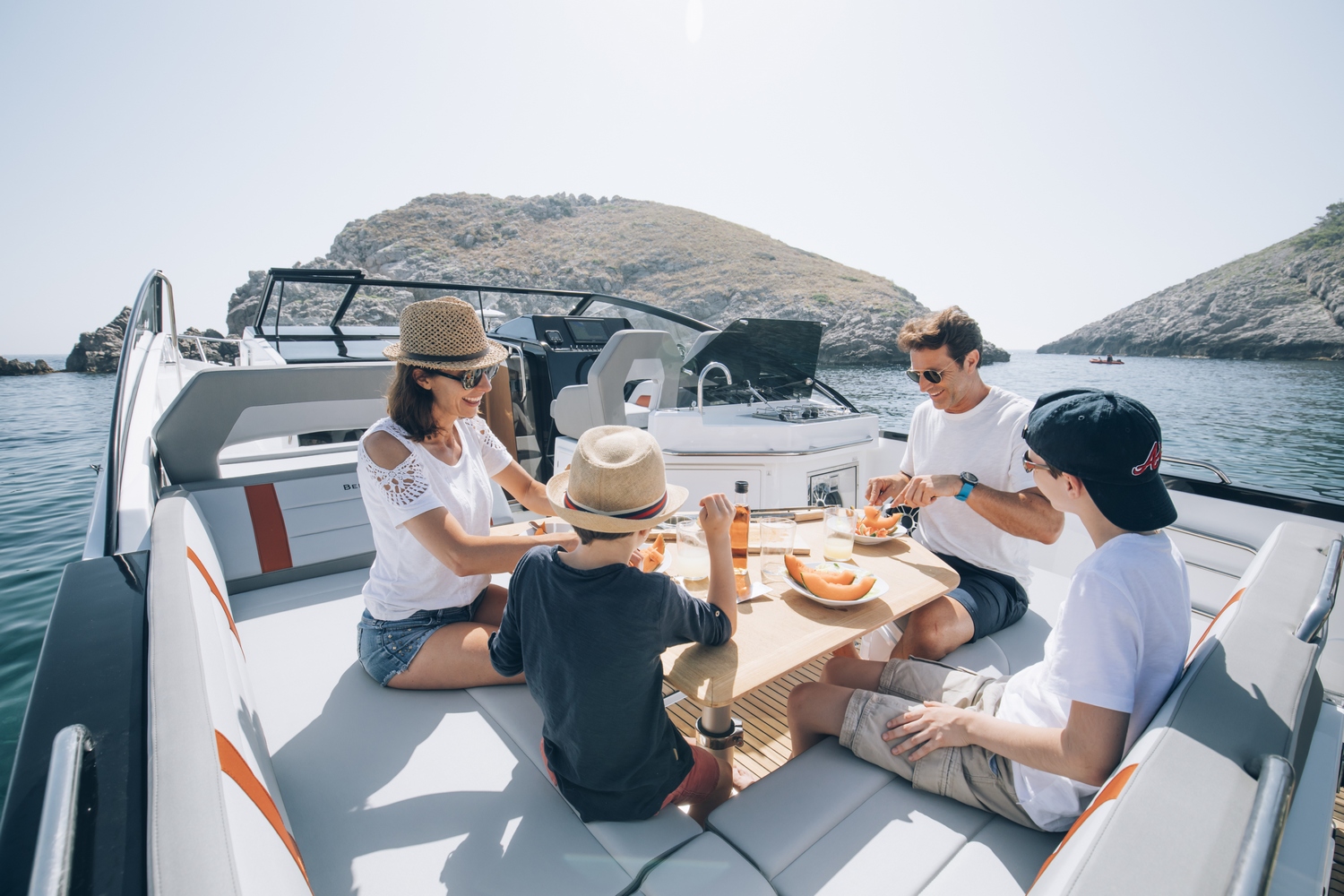 Sortie en famille sur un Beneteau Flyer en Martinique