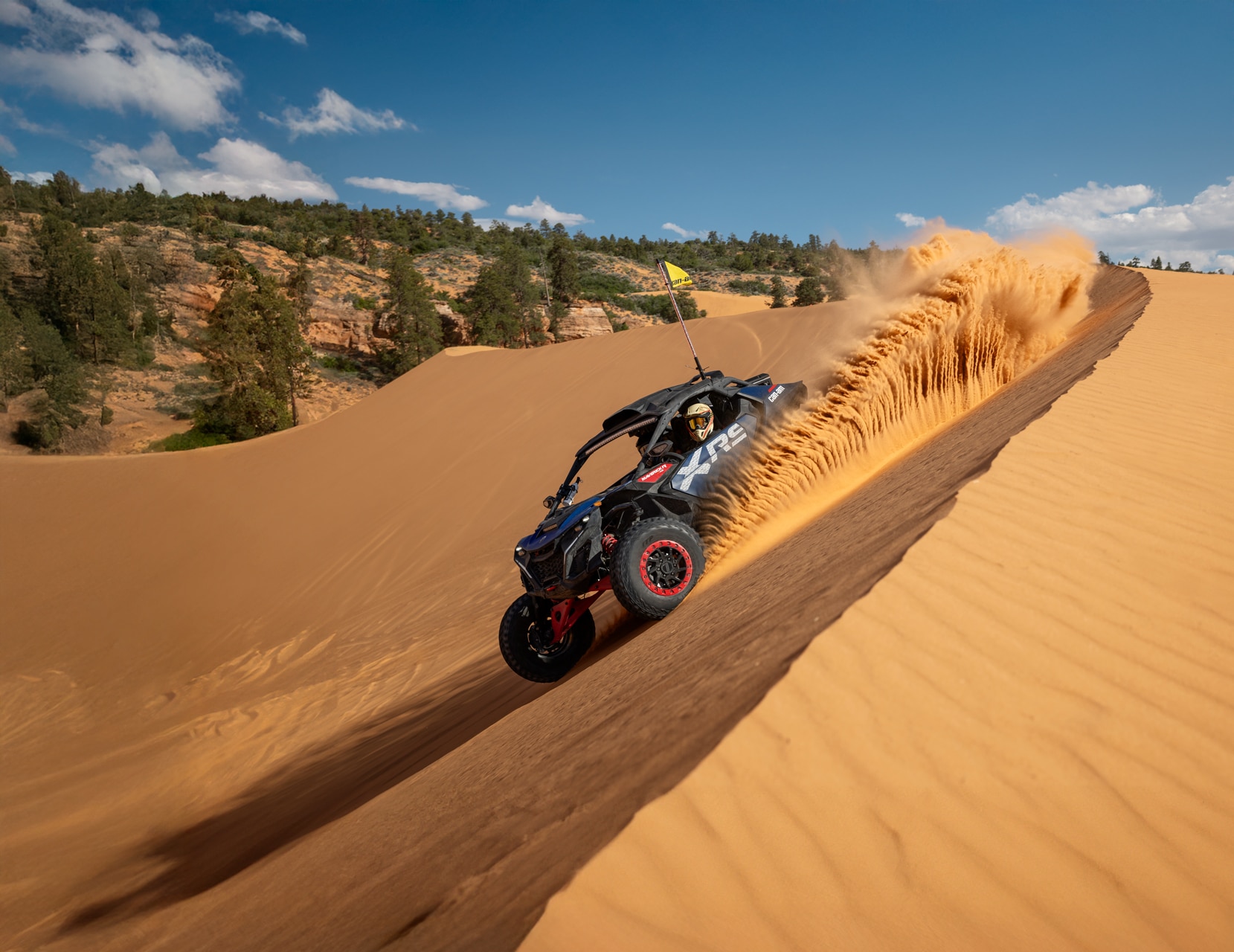 Can-Am Maverick on the dunes